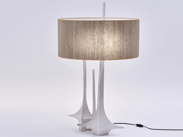 OSCAR - Contemporary style hemp table lamp by Paolo Castelli - view 2